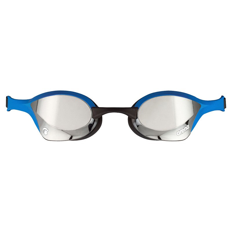 ARENA Cobra Ultra Swipe Mirror Goggles Dark Lenses Silver -Blue
